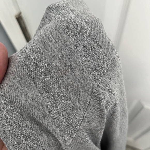 Talbots women’s gray top with stripes of shimmer XL - Picture 7 of 7